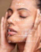 woman using berry face wash refreshing soft glowing skin