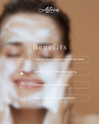 premium 3 step face cleansing routine clear pores glowing skin