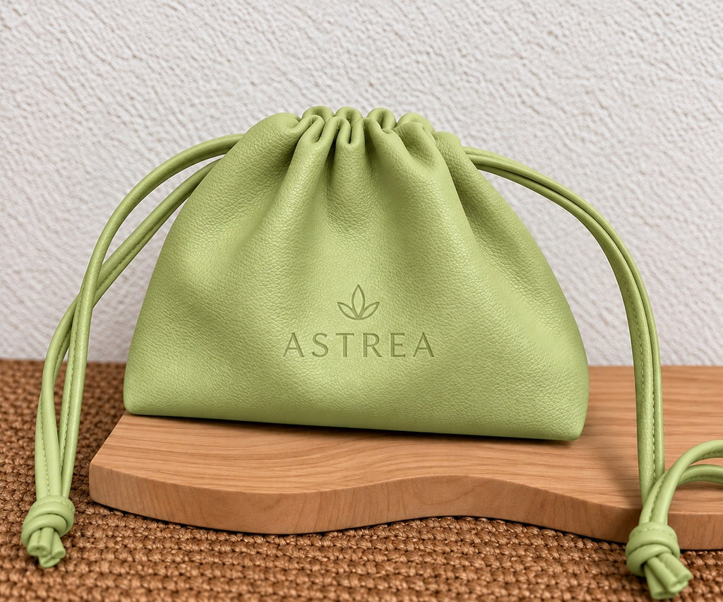 Litchi Peel Drawstring Bag