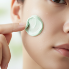 applying day moisturizer close-up hydrated soft radiant skin effect