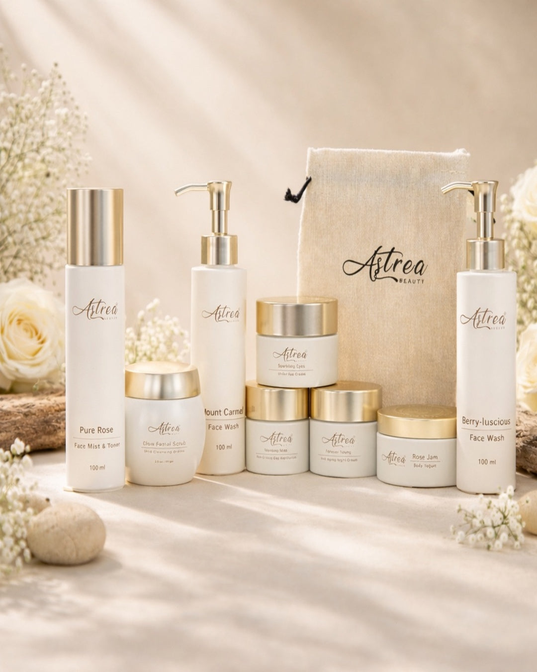 astrea discovery kit for women complete skincare routine trial set