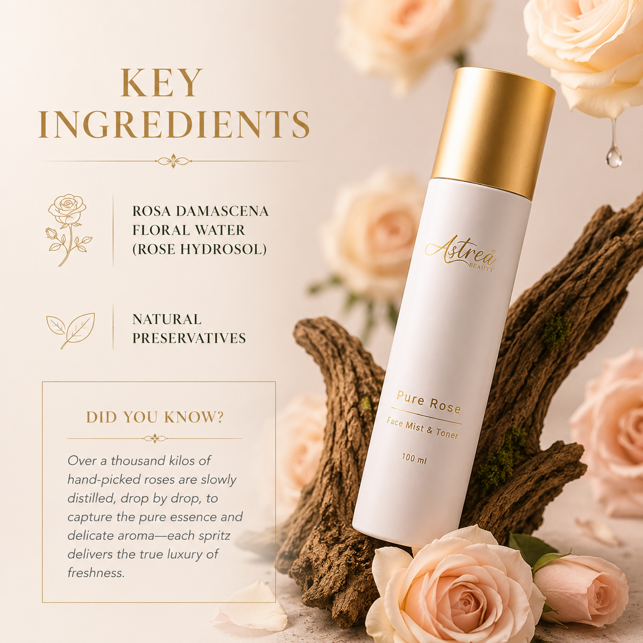 Pure Rose Face Mist & Toner
